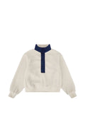 ENTIRE STUDIOS fleece-texture quarter-zip sweater