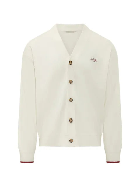 Drôle De Monsieur Funny embroidered-logo cardigan