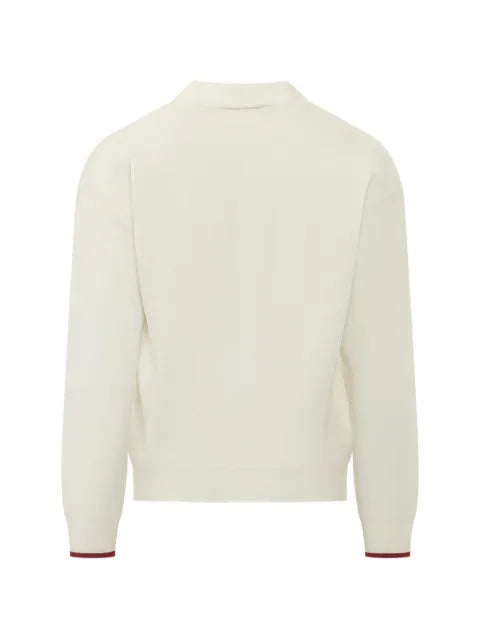 Drôle De Monsieur Funny embroidered-logo cardigan