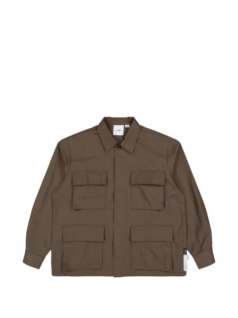 WTAPS JMOD logo-print multi-pocket military jacket