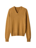 LEMAIRE V-neck sweater in cashmere