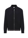 Casablanca logo-embroidered zip-up jacket