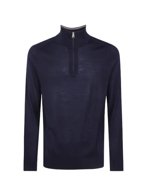 Paul Smith quarter-zip merino wool sweater