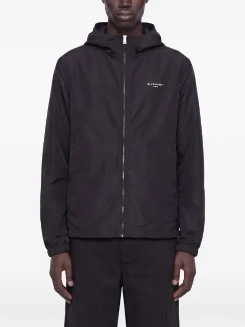 Givenchy windbreaker in polyfaille with archive print