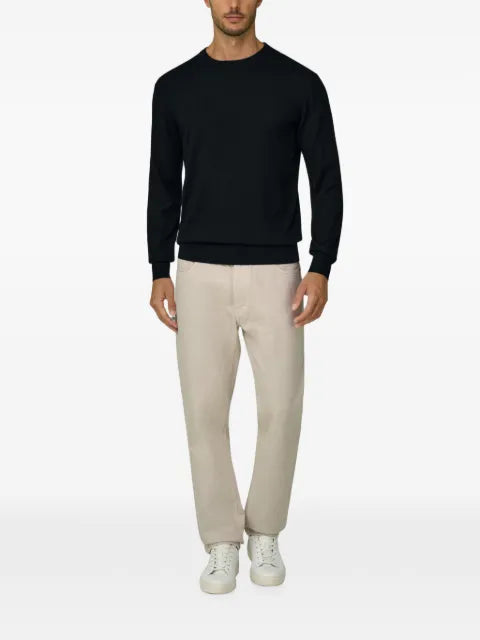 Boggi Milano crew neck in extrafine merino wool sweater