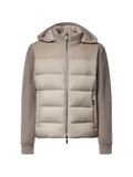 Moorer Allori padded panel-detail jacket
