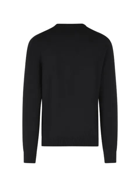 Dolce & Gabbana logo-embroidered knit sweater