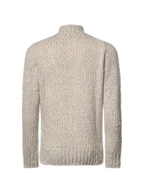 Eleventy zip-up chunky-knit sweater