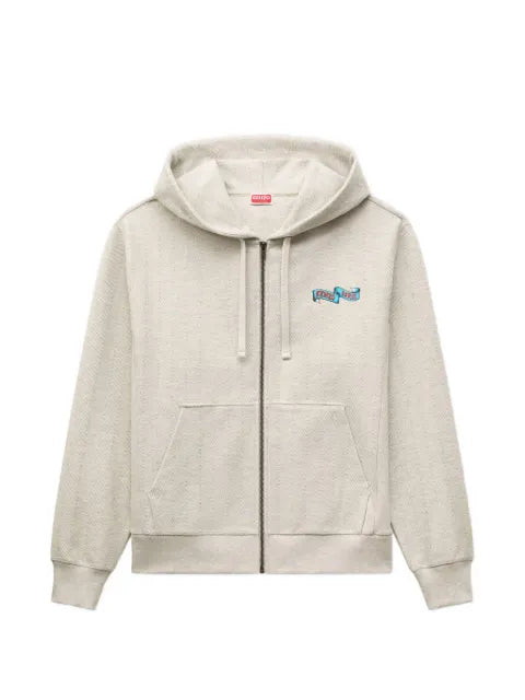 Kenzo Jumping Tiger herringbone hoodie