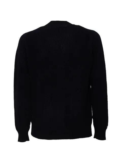 Filippo De Laurentiis ribbed-knit V-neck cardigan