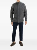 Barba cable-knit diamond-pattern cardigan