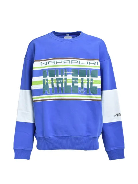 Napa By Martine Rose logo-print panelled sweatshirt