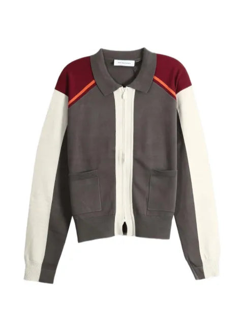 Kiko Kostadinov panelled zip-up cardigan