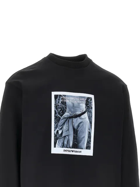 Emporio Armani Signature Capsule graphic-print sweatshirt