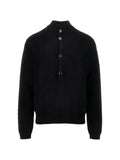 Emporio Armani button-up textured sweater