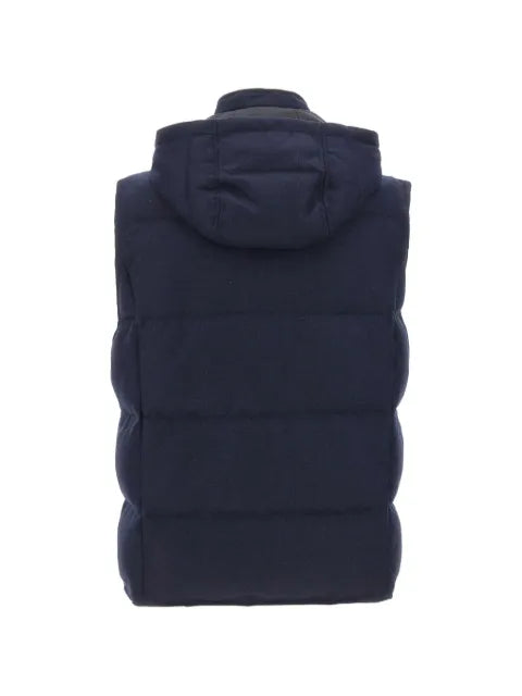 Eleventy hooded cashmere gilet