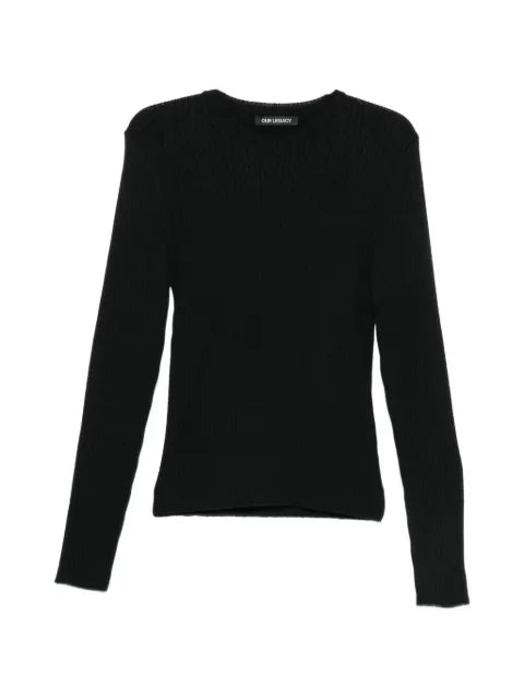 OUR LEGACY ribbed-knit sweater