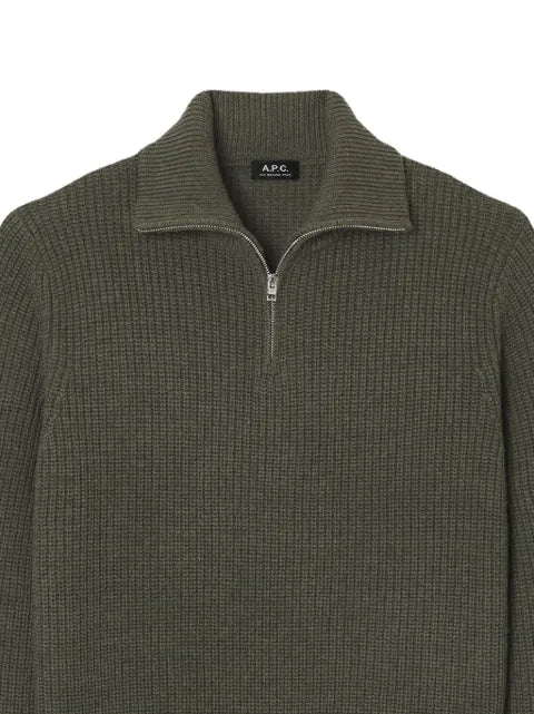 A.P.C. Daniel half-zip sweater