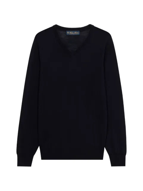Brooks Brothers merino wool V-neck sweater