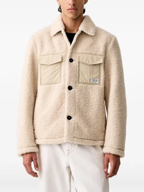 Marc O'Polo patch-pocket fleece jacket
