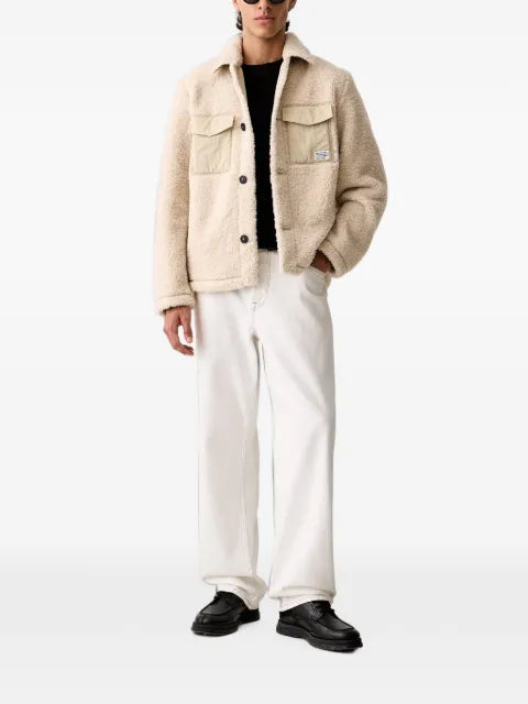Marc O'Polo patch-pocket fleece jacket