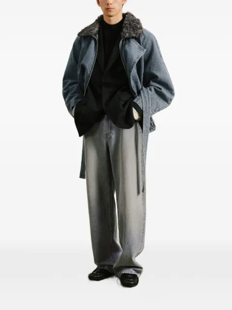 CROQUIS raglan-sleeve denim jacket
