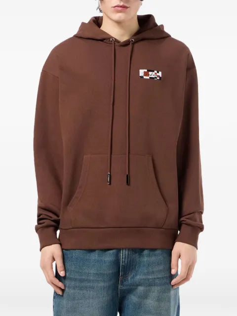 Iceberg graphic-print drawstring hoodie