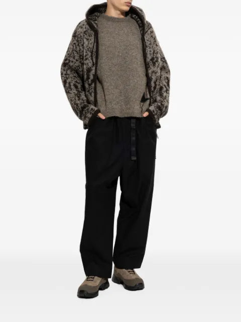 ROA logo-detail mohair-blend sweater