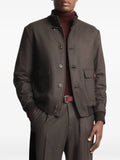 Fay hook wool bomber jacket