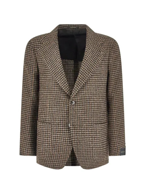 Gabriele Pasini houndstooth-pattern single-breasted blazer