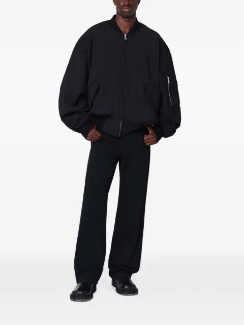 ENTIRE STUDIOS wool zip-up bomber jacket