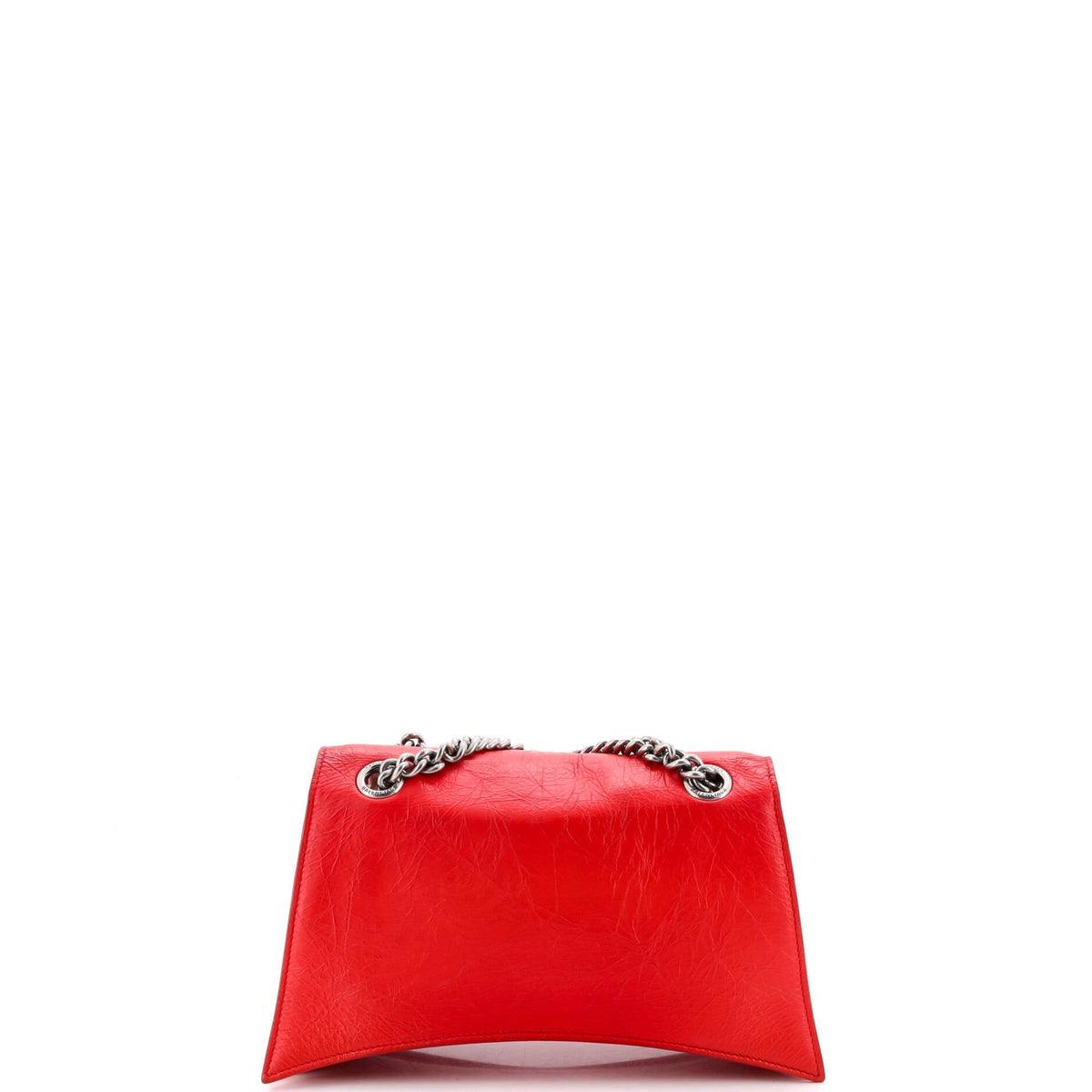 Crush Chain Flap Bag Leather Small