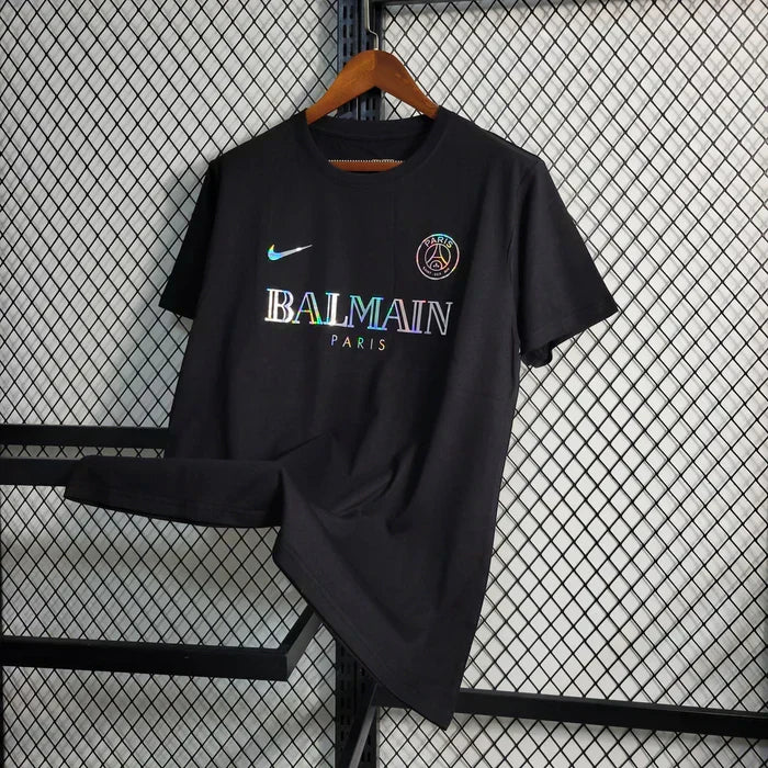 PSG Paris Saint-Germain "Balmain" Black Limited Jersey