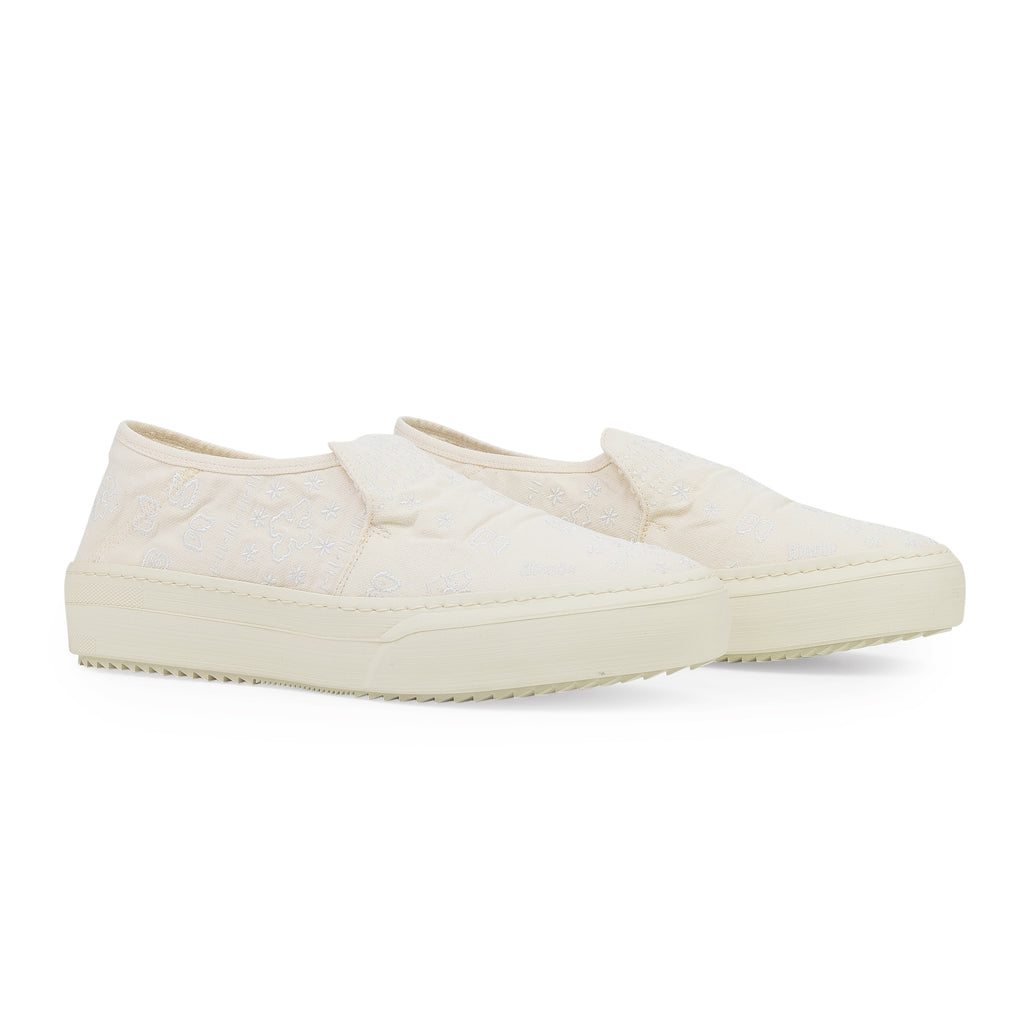White Slip On Sneakers