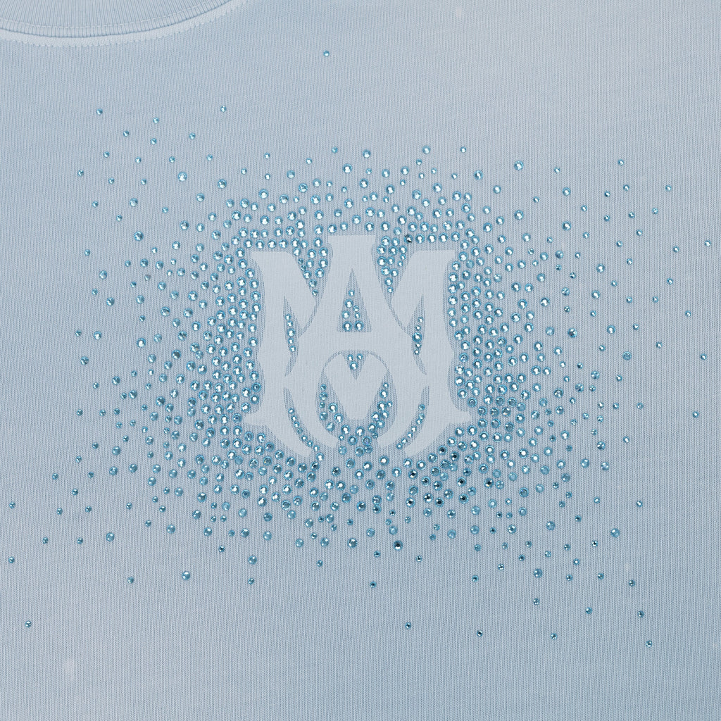 Ashley Blue Crystal Burst MA Tee