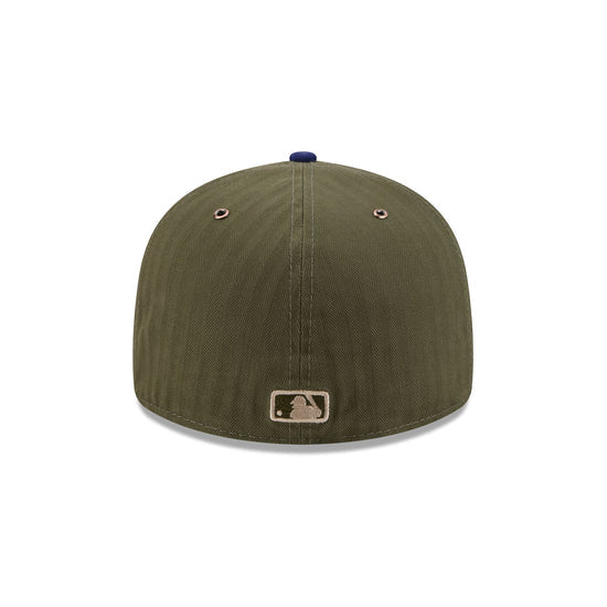 New Era x Three Looms 5950 Pinched Crown Chicago Cubs American Herringbone Fitted Hat