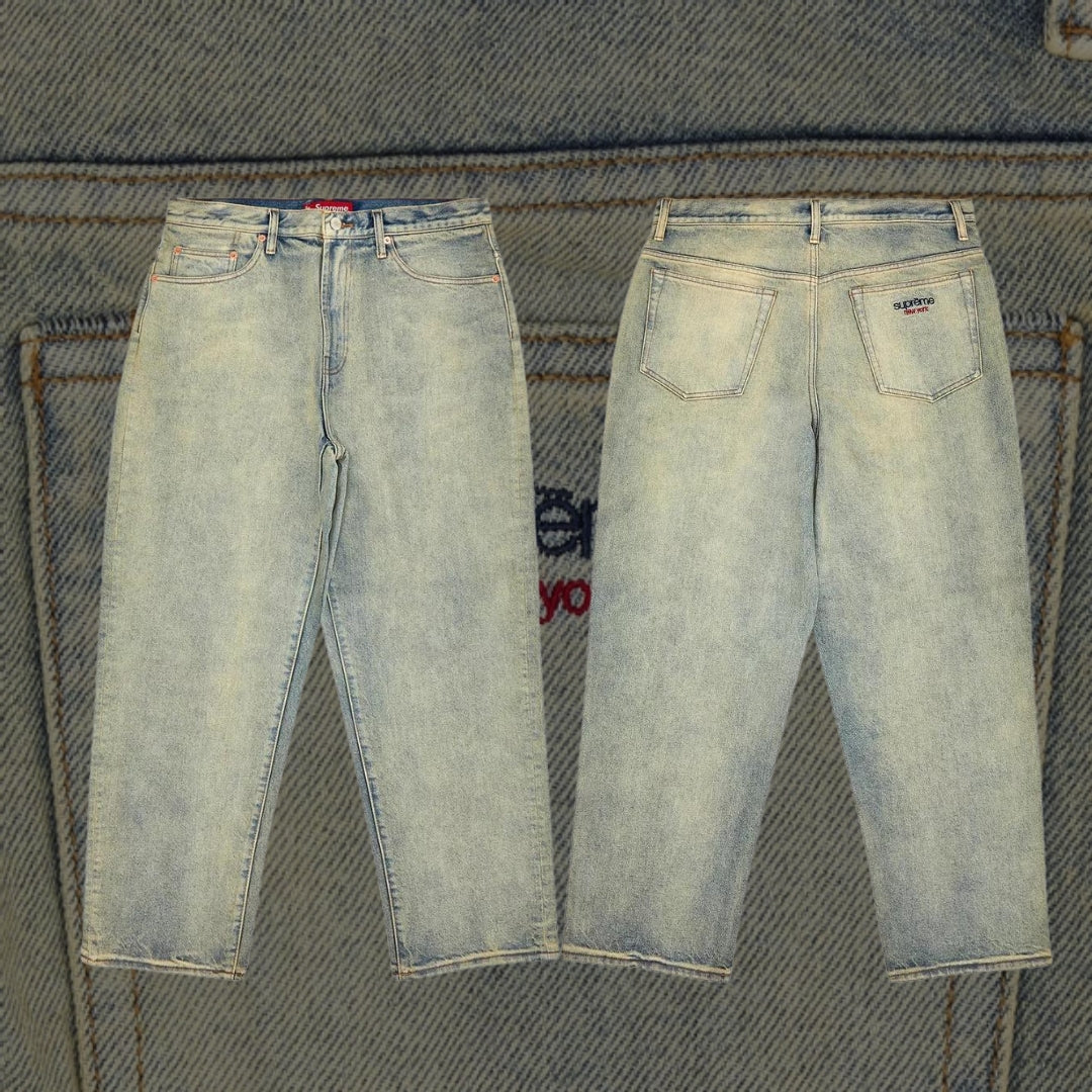 Supreme Baggy Jeans Dirty Indigo