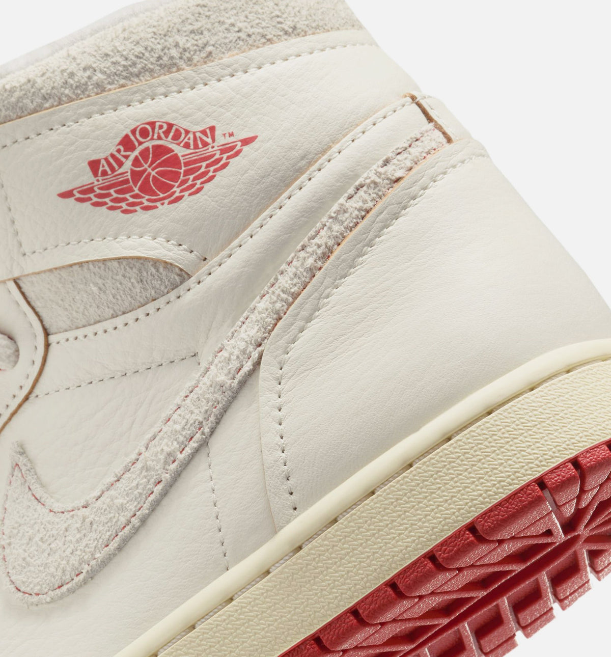 Air Jordan 1 High OG Rare Air Cinnabar Women's Lifestyle Shoes - Sail/Cinnabar/Light Bone