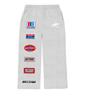 Bottega Desires Patches Gray Sweatpants