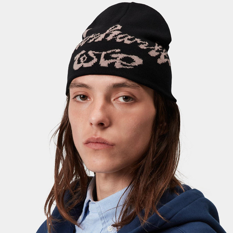 Carhartt WIP Chedda WIP Beanie: Black