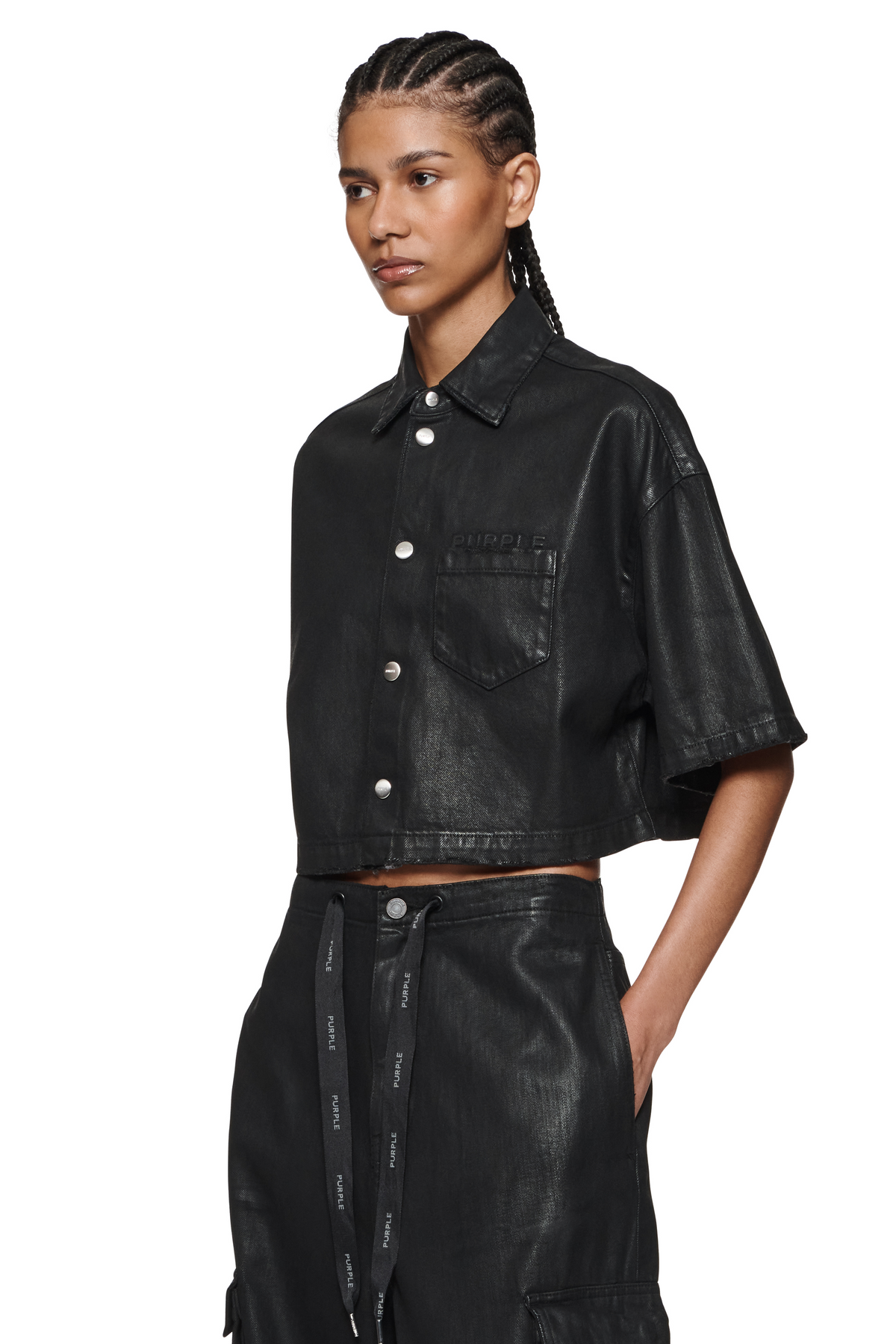 Crop Shirt Coated