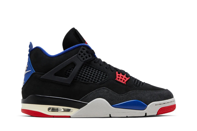 Air Jordan 4 Retro 'Rare Air' – White Lettering on a Black & Red Classic
