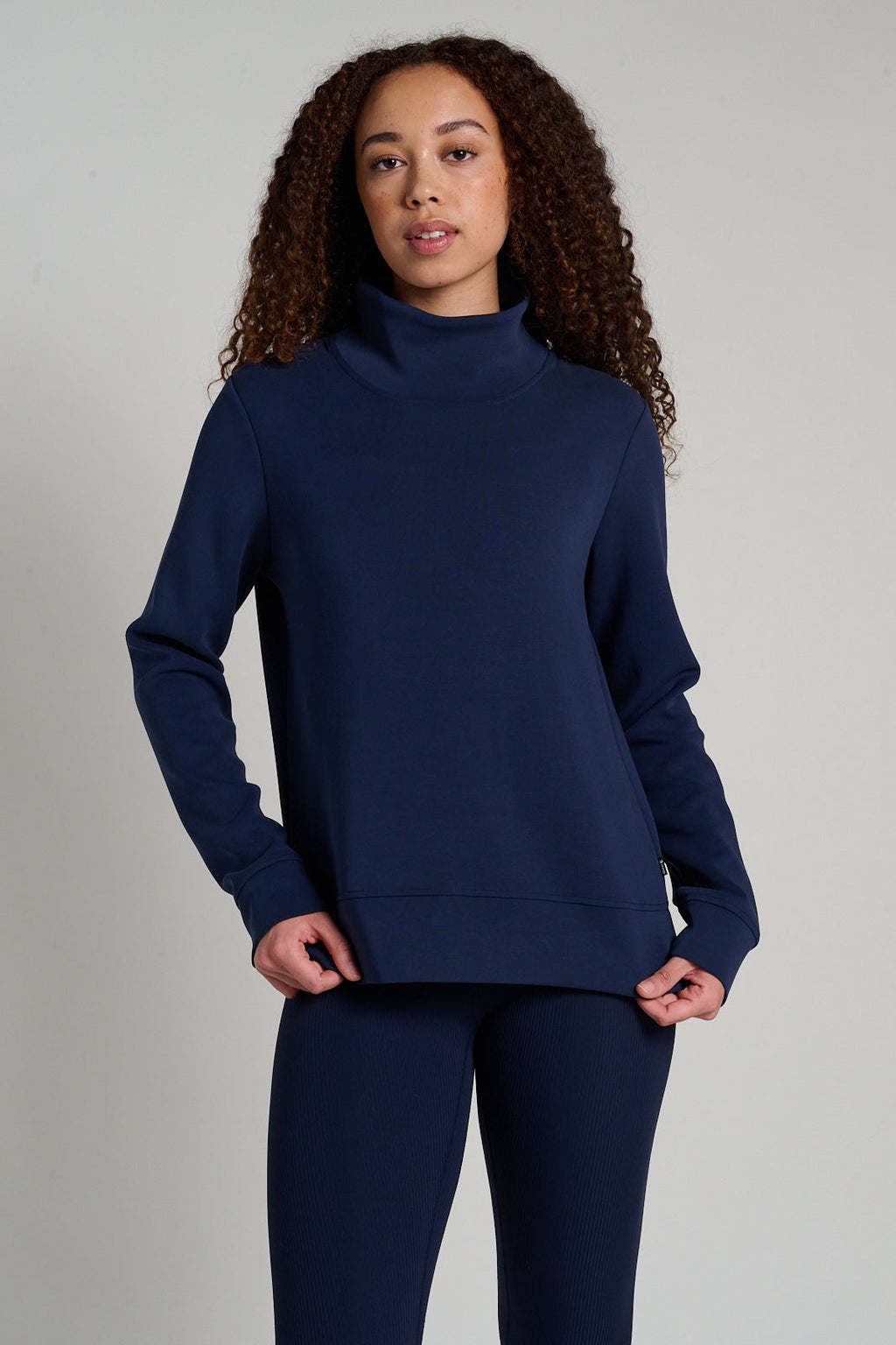 Dreamweave Mock Neck Sweatshirt