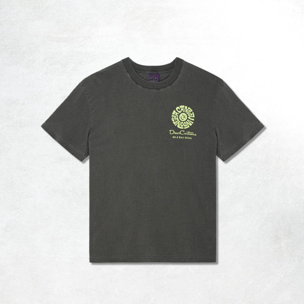 Deus Canggu Address Tee: Anthracite