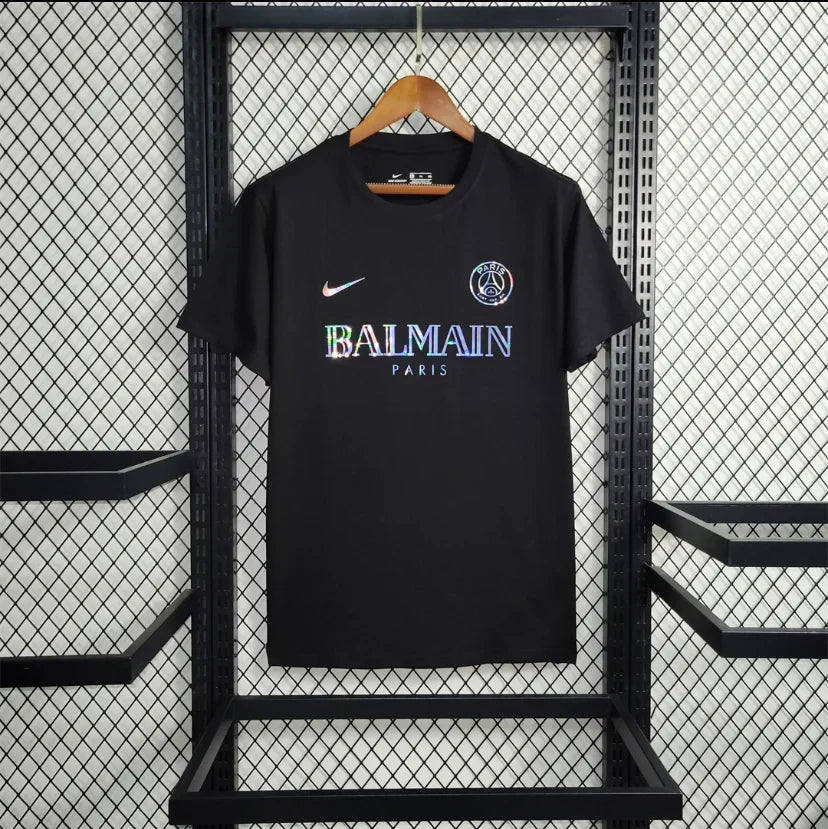 PSG Paris Saint-Germain "Balmain" Black Limited Jersey