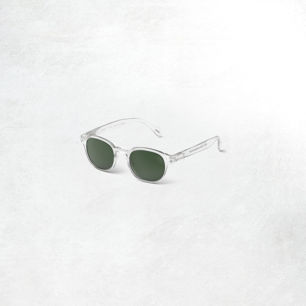Izipizi Sun Glasses #C: Crystal Polarized  Green Lenses