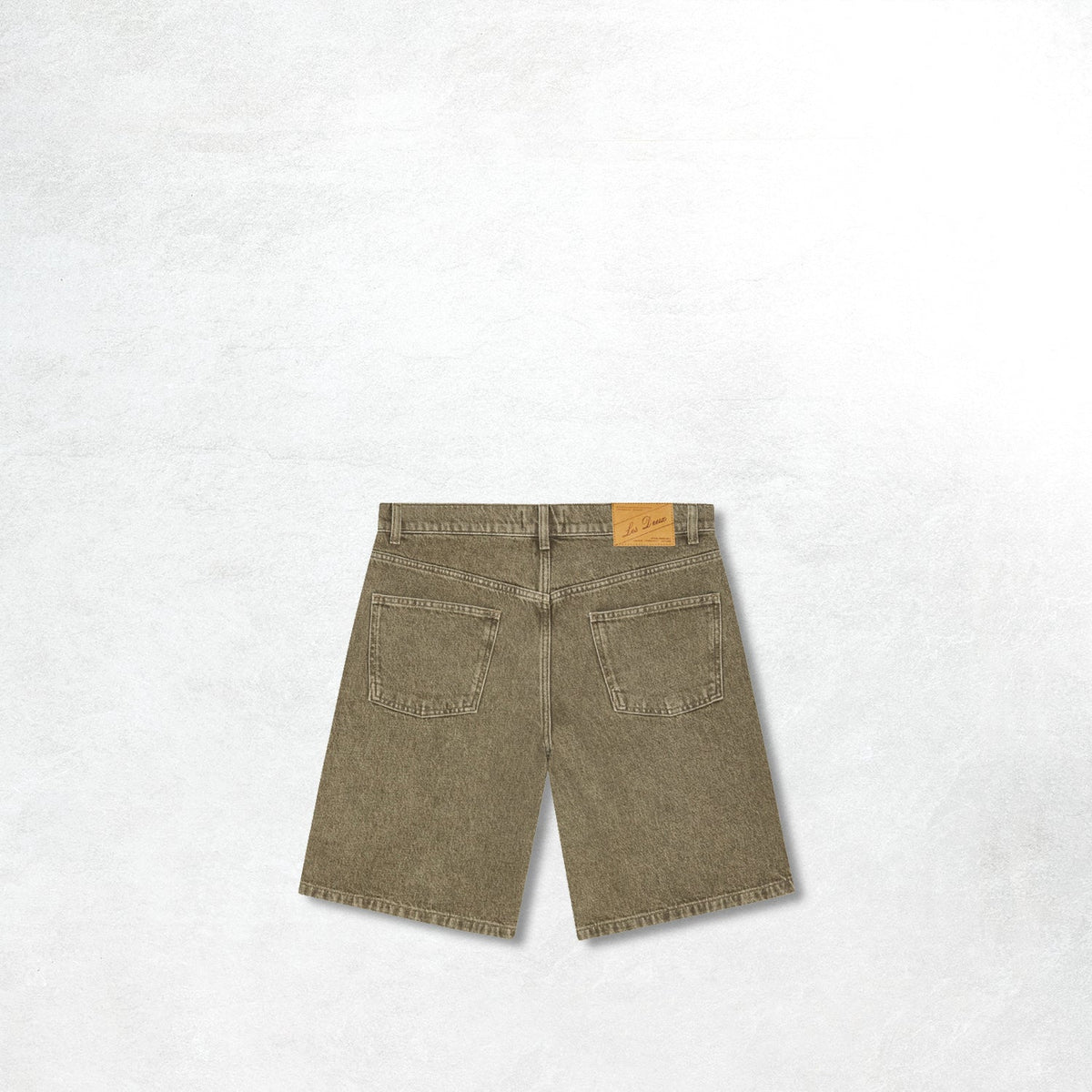 Les Deux Denim Shorts: Light Brown Denim Wash