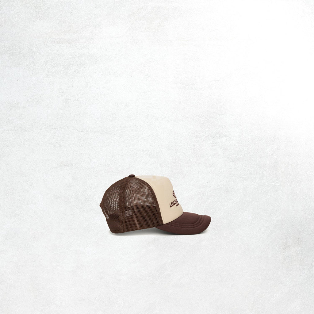 Les Deux Exhibition Trucker Cap: Fudge