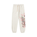 Vale Forever Eagle Graphic White Jogger Unisex Streetwear Sweatpants
