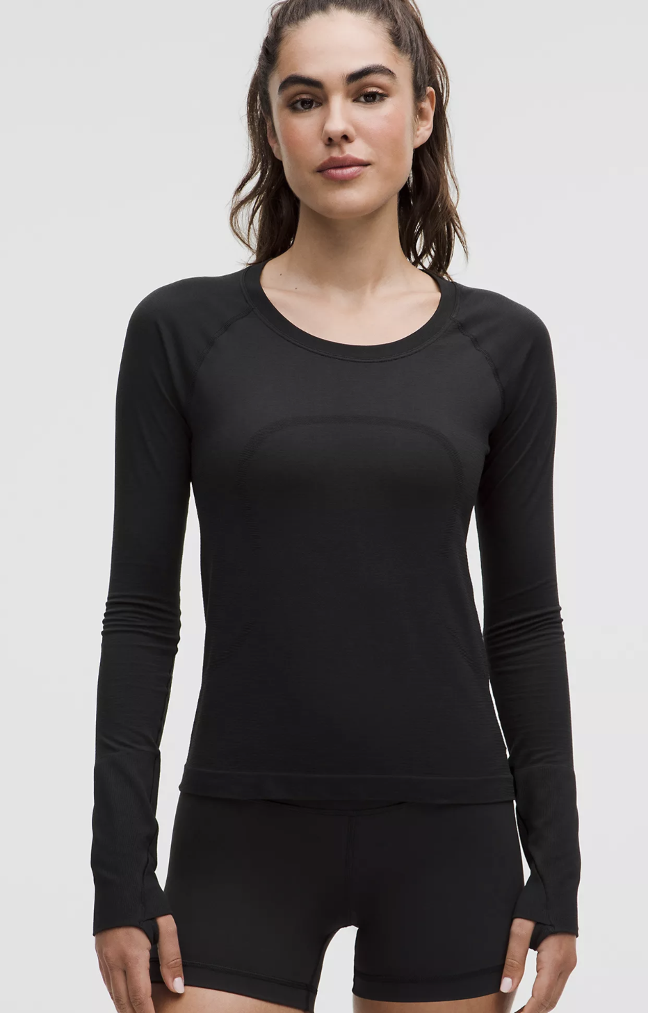 Swiftly Tech Long-Sleeve Shirt 2.0Race Length *Glow Stripe